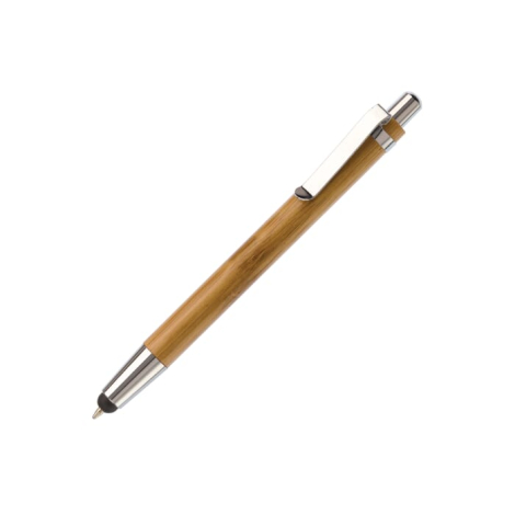 Stylo stylet publicitaire en bambou - Antartica
