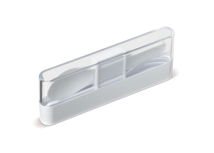 Boîte de couverts promotionnel Blanc