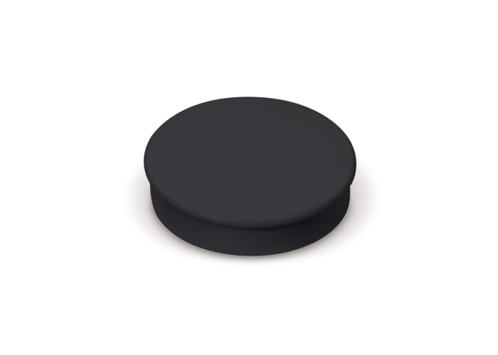 Aimant rond personnalisable 30 ou 36 mm Noir
