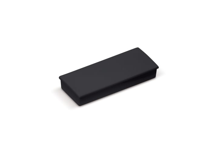 Aimant rectangulaire publicitaire Noir