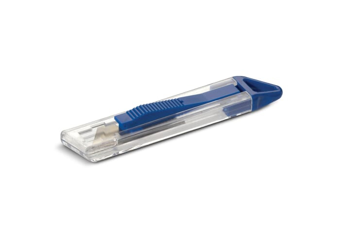 Cutter sécurisé personnalisable Bleu
