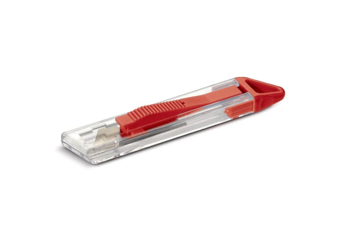 Cutter sécurisé personnalisable Rouge