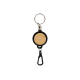 Porte badge publicitaire en ABS recyclé et bambou