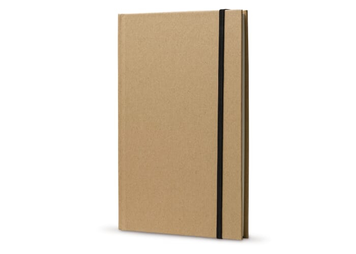 Carnet promotionnel A5 couverture carton Marron