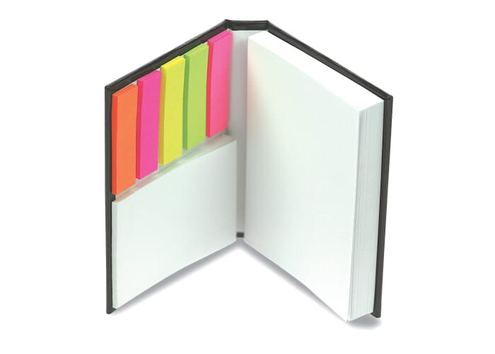 Carnet personnalisable avec couverture rigide Noir