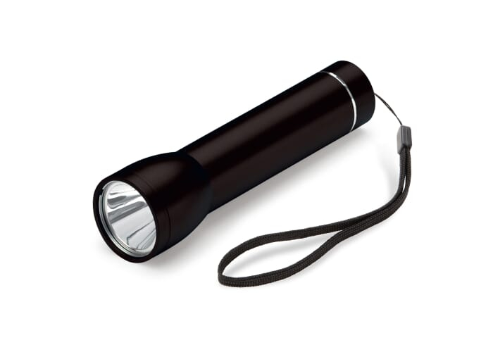 Powerbank 2 200 mAh publicitaire Flashlight Noir