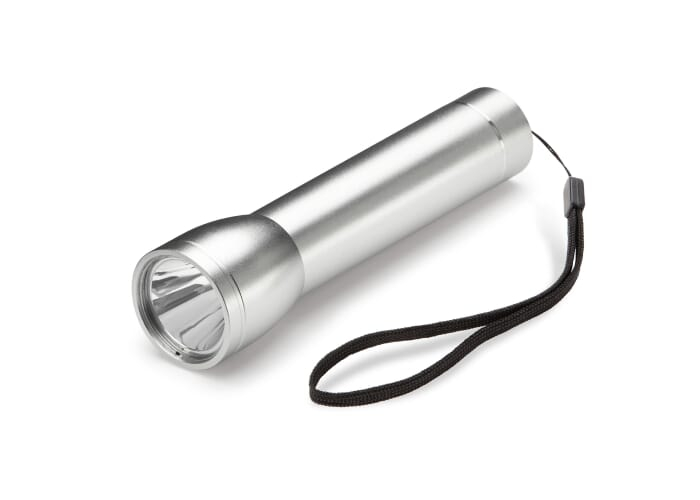 Powerbank 2 200 mAh publicitaire Flashlight Argent