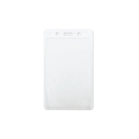 Porte-badge vertical personnalisable 7,5x12,5 cm