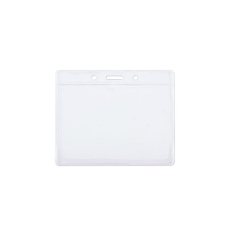 Porte-badge horizontal personnalisable 10x8 cm