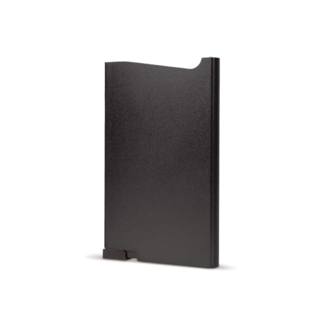 Porte-cartes anti RFID publicitaire en aluminium