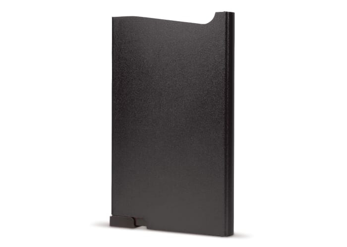 Porte-cartes anti RFID publicitaire en aluminium Noir