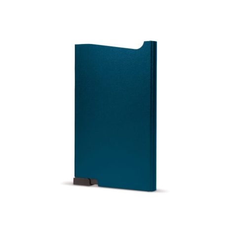 Porte-cartes anti RFID publicitaire en aluminium