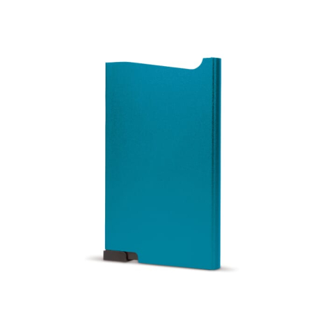 Porte-cartes anti RFID publicitaire en aluminium
