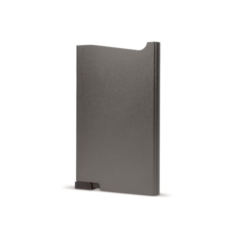 Porte-cartes anti RFID publicitaire en aluminium