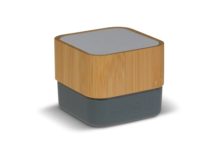 &nbsp;Enceinte promotionnelle bambou 3W Gris