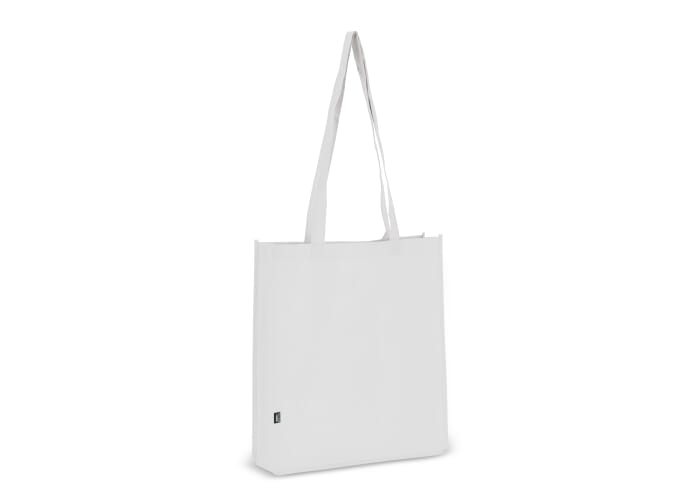 Sac cabas publicitaire rPET non tissé 75g Blanc