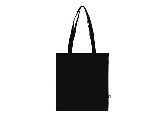 Sac promotionnel rPET non tissé 75g anses longues Noir