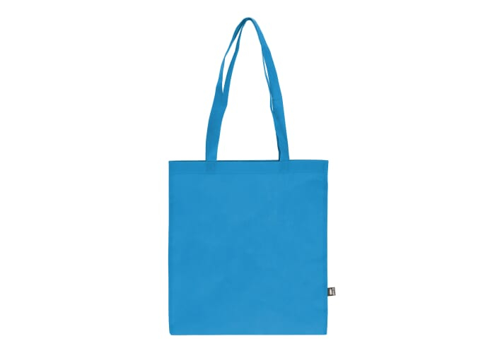 Sac promotionnel rPET non tissé 75g anses longues Bleu