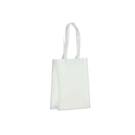 Tote-bag publicitaire avec soufflet rPET laminé non tissé 105g
