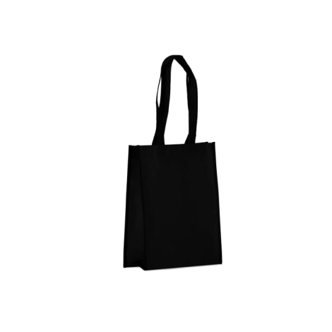 Tote-bag publicitaire avec soufflet rPET laminé non tissé 105g