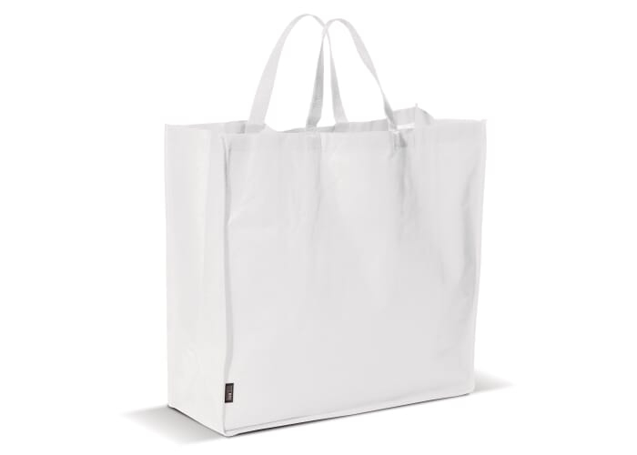 Sac shopping publicitaire non tissé 75 gr Blanc