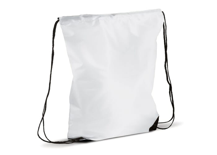 Gym-bag à personnaliser en rPET 210T Blanc