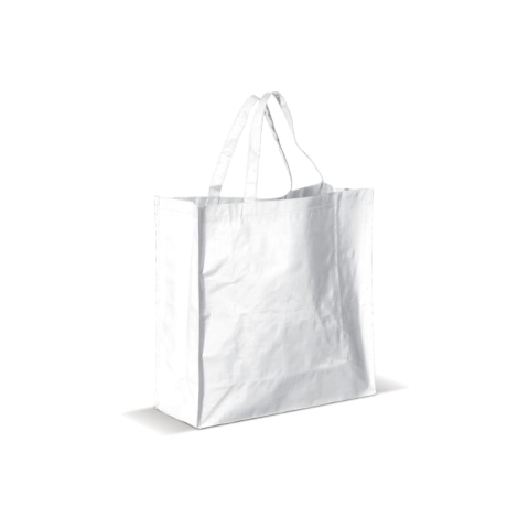 Sac shopping publicitaire en PP tissé brillant 160 gr