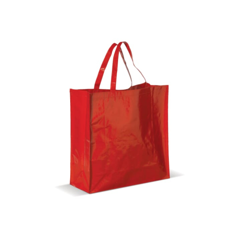 Sac shopping publicitaire en PP tissé brillant 160 gr