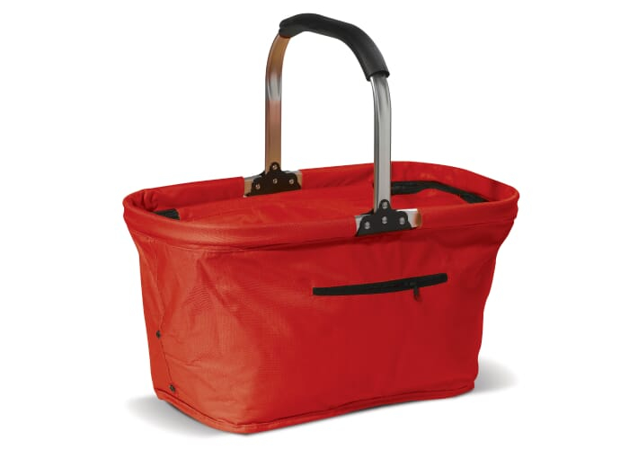 Panier isotherme pliable publicitaire Rouge