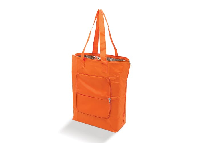 Sac isotherme publicitaire pliable Orange