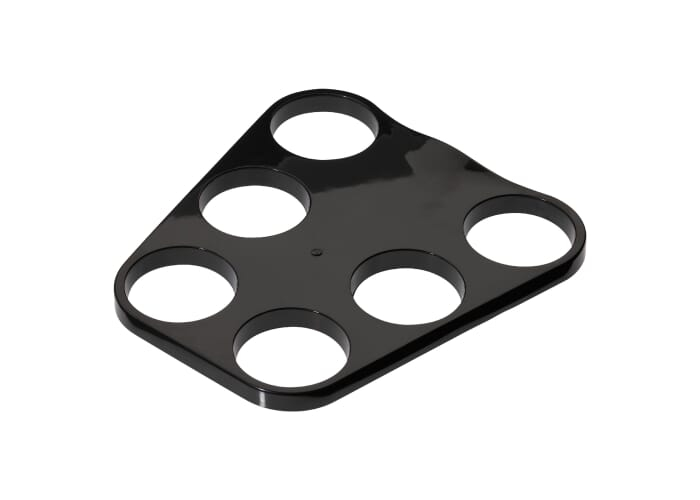 Plateau promotionnel 6 tasses / verres Noir