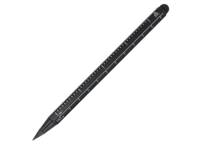 Crayon règle publicitaire alu recyclé Noir