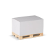 Bloc-notes personnalisable avec palette en bois 12 x 8 x 6 cm