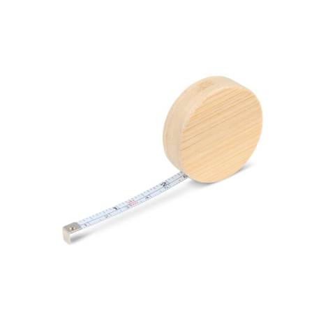Mètre ruban personnalisable en bambou 1M