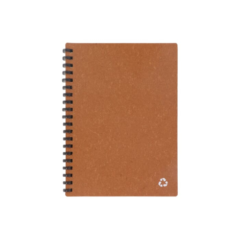 Carnet de notes en cuir recyclé personnalisable Midi