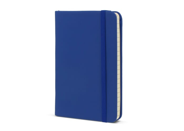 Carnet promotionnel A6 rPET / PU Bleu