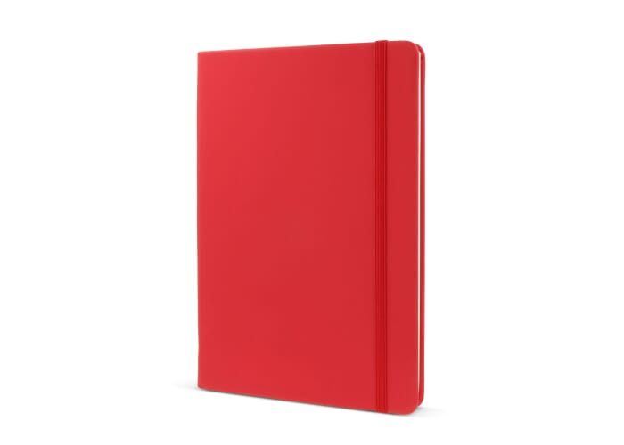 Carnet A5 personnalisable rPET Rouge