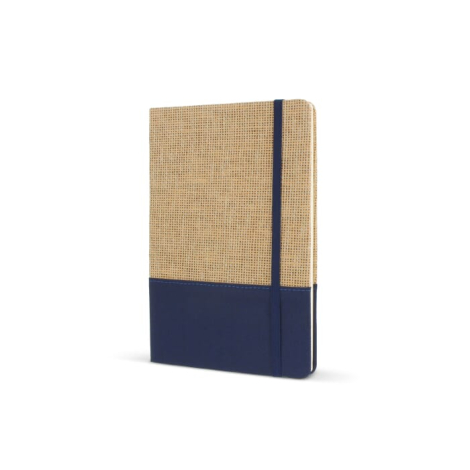 Carnet A5 personnalisé en jute R-PET