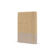 Carnet A5 personnalisé en jute R-PET Carnet A5 personnalisé en jute R-PET