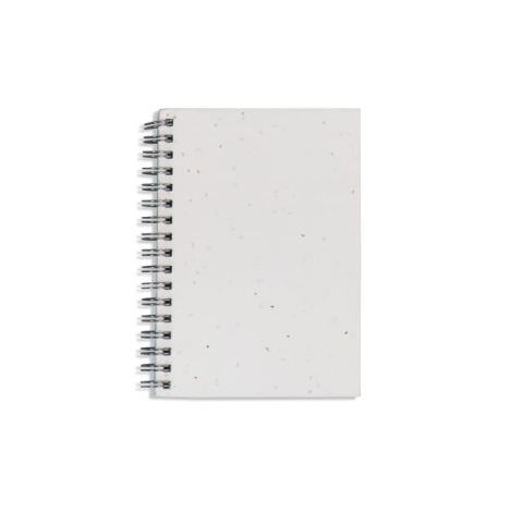 Cahier à spirale personnalisable en papier ensemencé