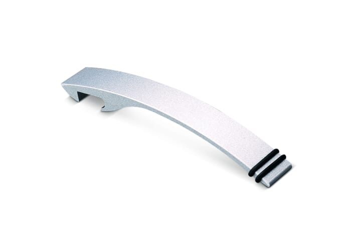 Décapsuleur en aluminium personnalisé Argent