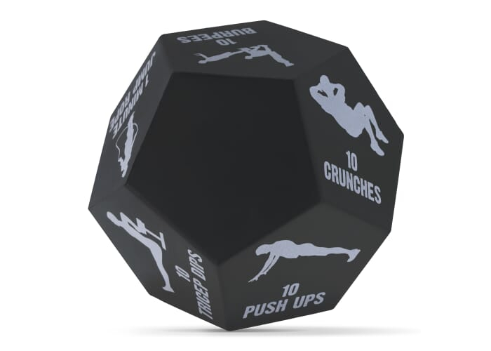 Dés de remise en forme personnalisable Noir