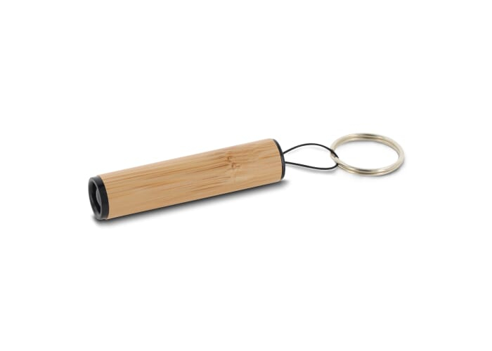 Lampe de poche publicitaire en bambou Bois