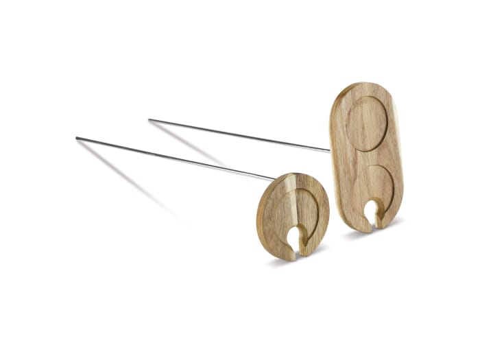 Support de verre personnalisé à planter Bois