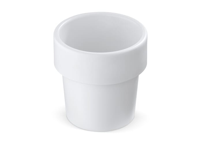 Tasse café personnalisable graines tomates-cerises Blanc