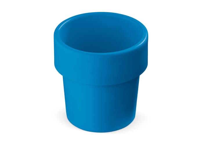 Tasse café promotionnelle graines basilique Bleu