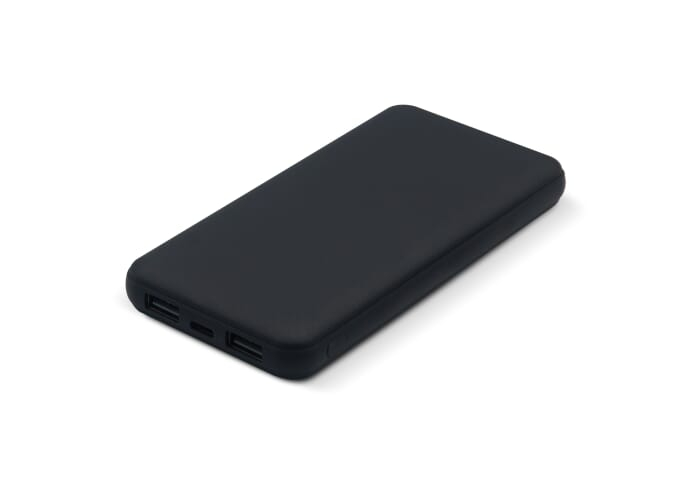 Powerbank publicitaire soft touch 8000 mAh Elite Noir