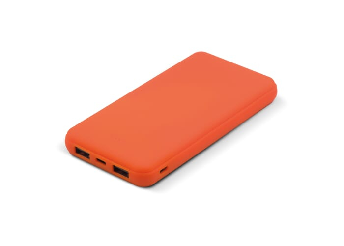 Powerbank publicitaire soft touch 8000 mAh Elite Orange