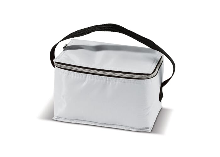 Sac isotherme publicitaire pour 6 canettes Blanc