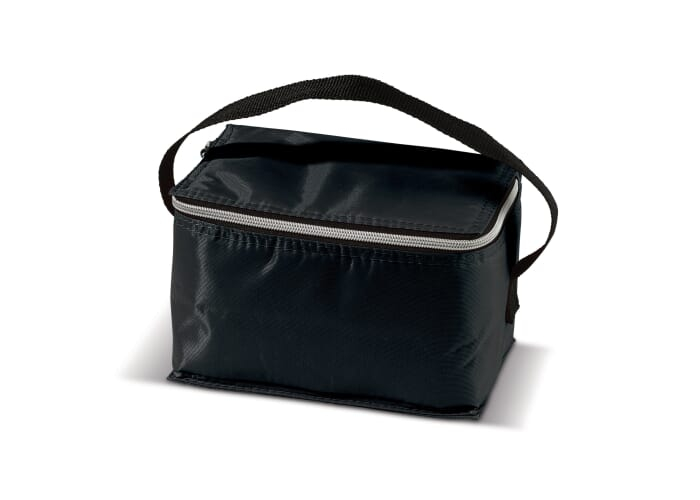 Sac isotherme publicitaire pour 6 canettes Noir